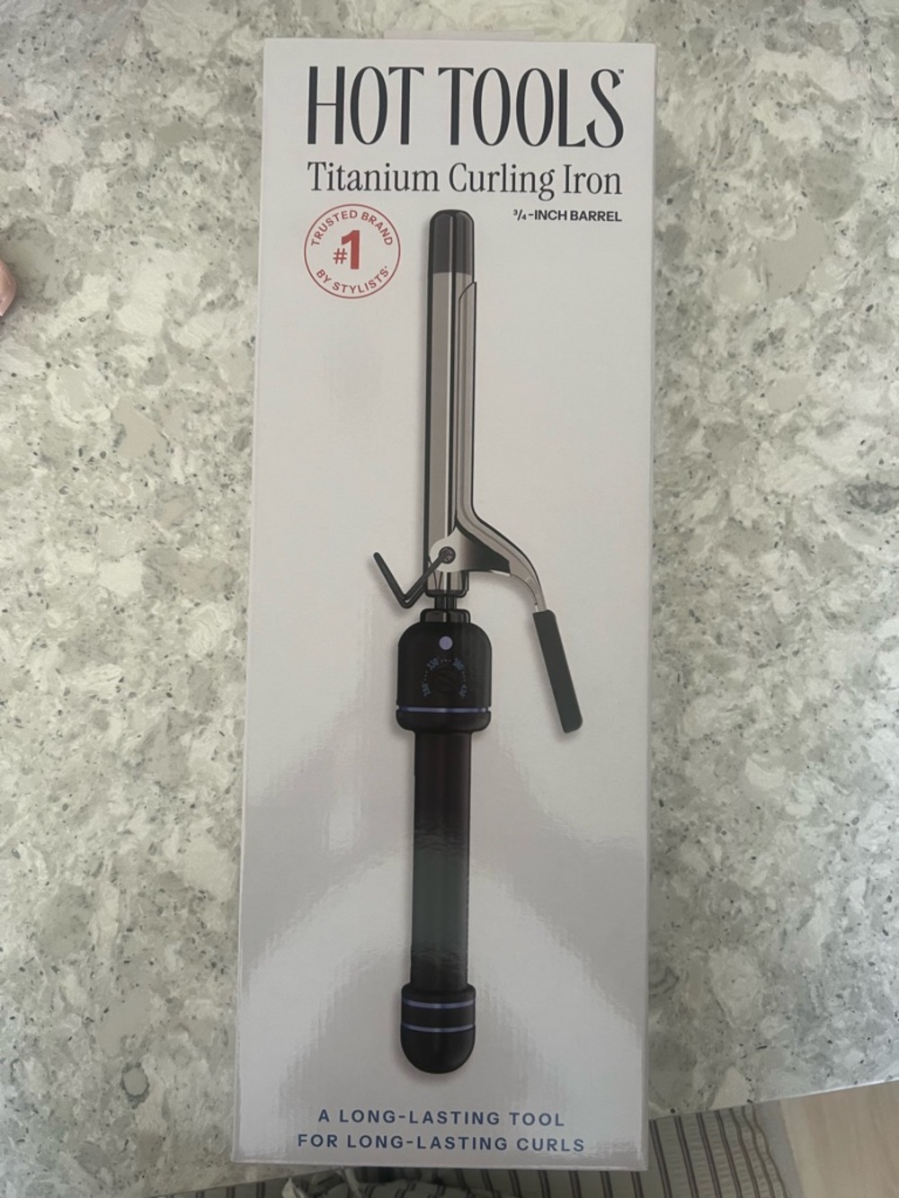 Hot Tools 3/4" Titanium Curling Iron NEW